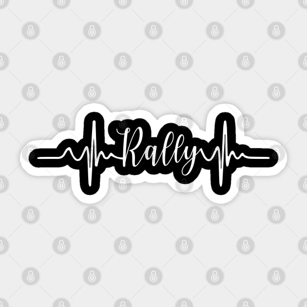 Rally Sticker by CreativeShirt